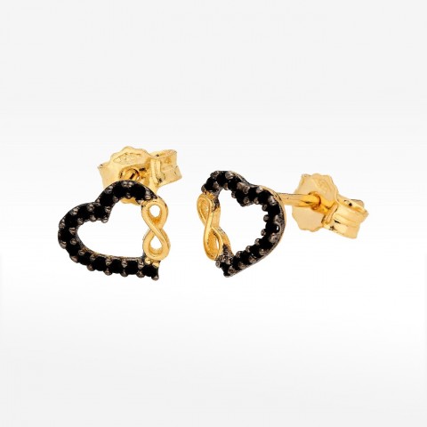 Kolczyki ze złota serduszka