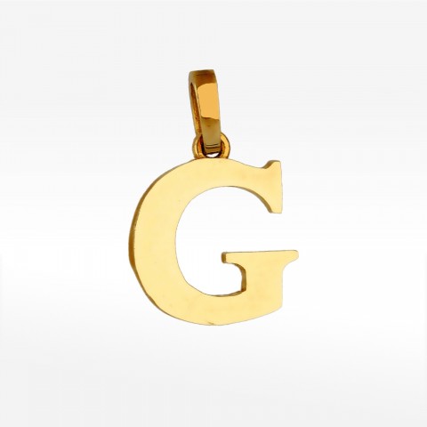 Złota zawieszka literka G