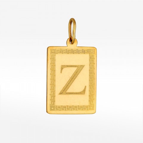 Złota zawieszka literka Z