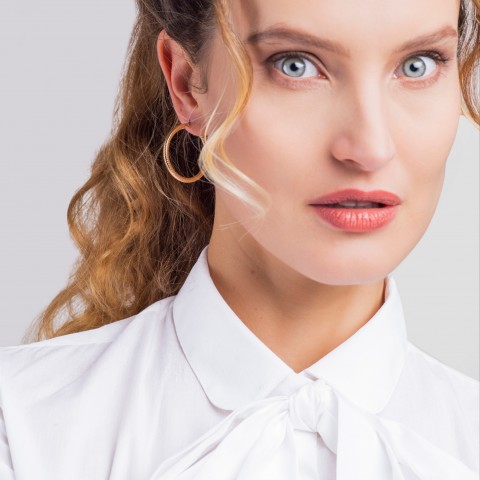 Kolczyki ze złota 3.3cm koła