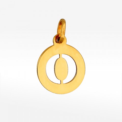 Zawieszka ze złota literka O