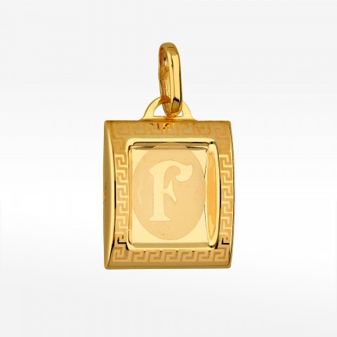Zawieszka ze złota literka F