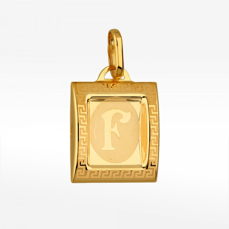 Zawieszka ze złota literka F