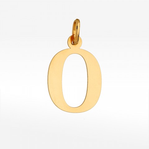 Zawieszka ze złota literka O