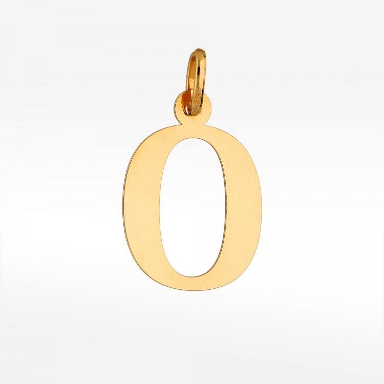 Zawieszka ze złota literka O