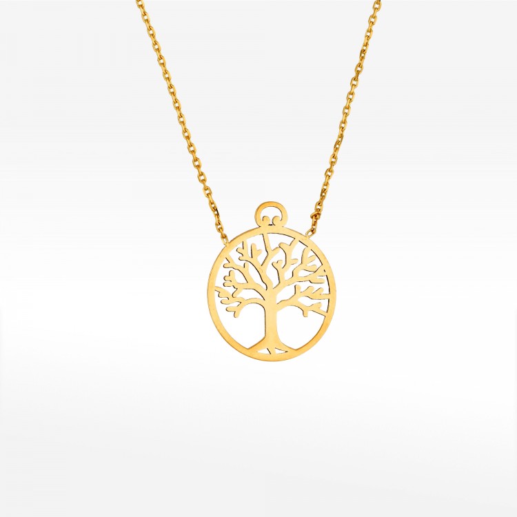 Naszyjnik ze złota drzewo 42-45cm