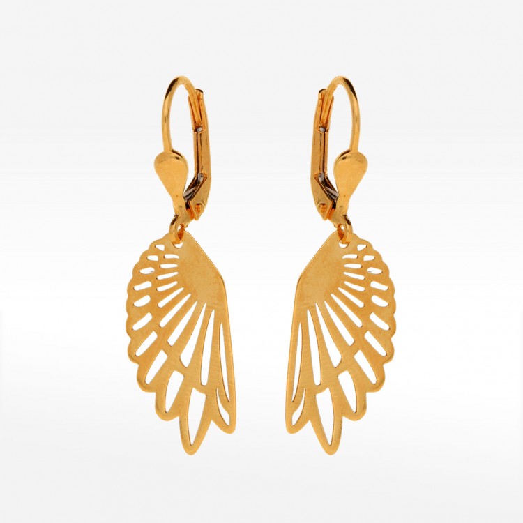 Kolczyki ze złota skrzydła