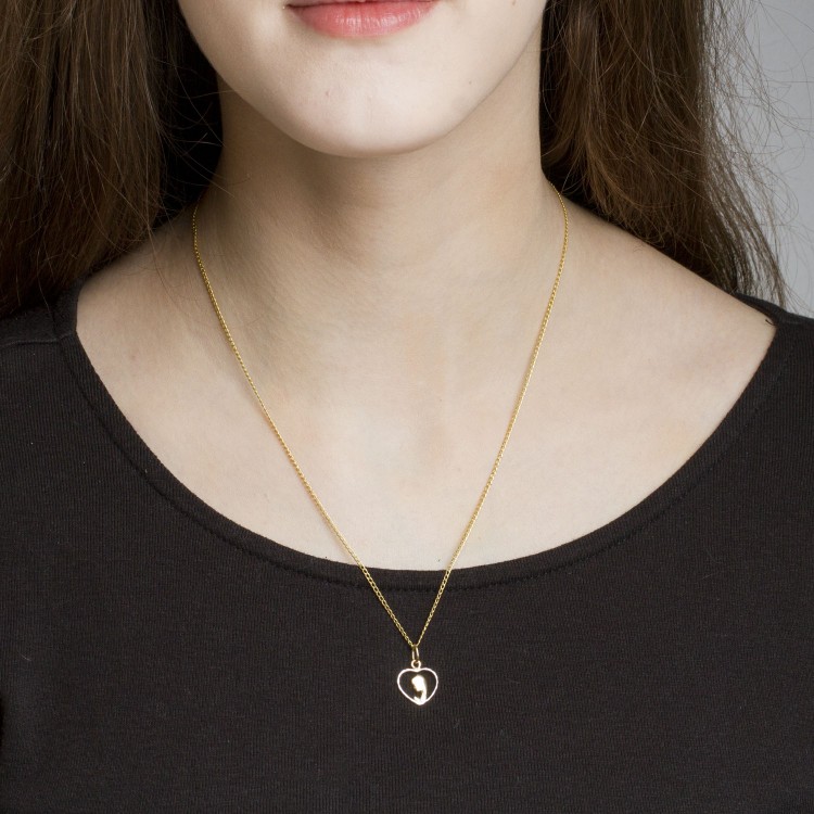 Zawieszka ze złota medalik