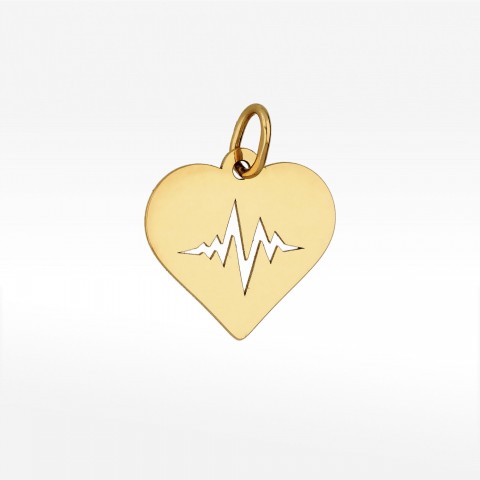 Zawieszka ze złota serce