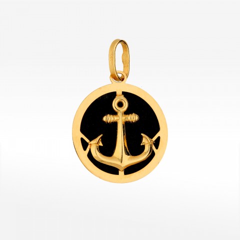 Zawieszka ze złota kotwica