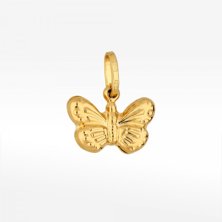 Zawieszka ze złota motyl