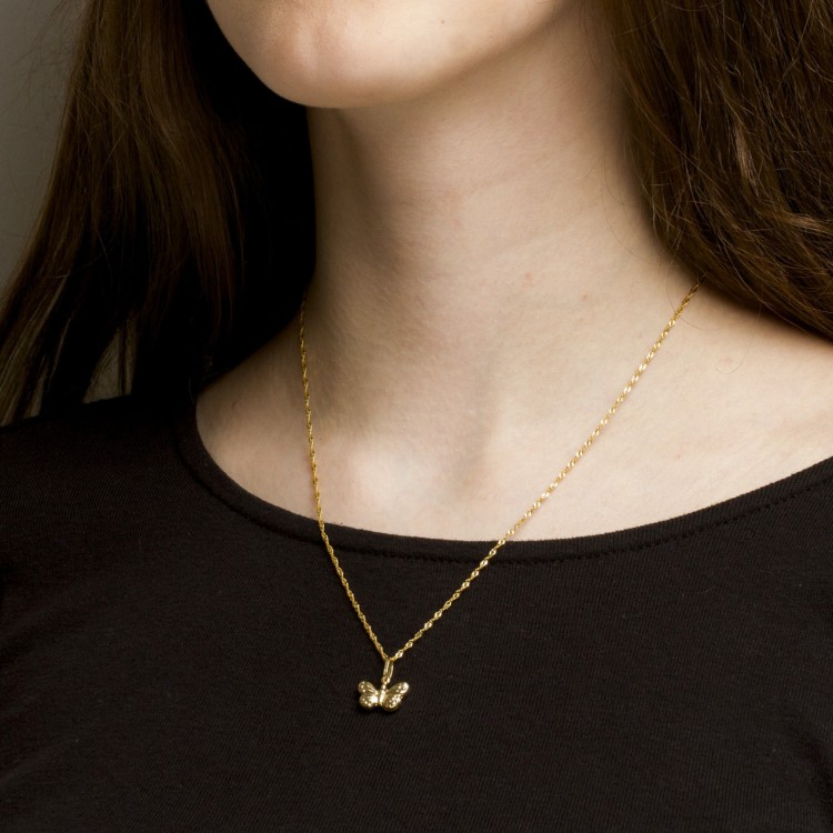 Zawieszka ze złota motyl