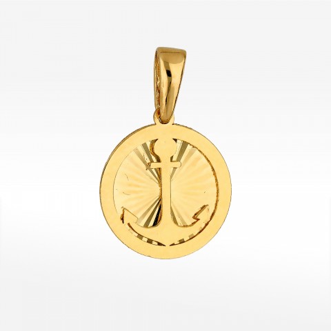 Zawieszka ze złota kotwica