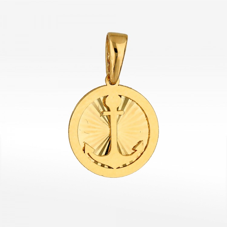 Zawieszka ze złota kotwica