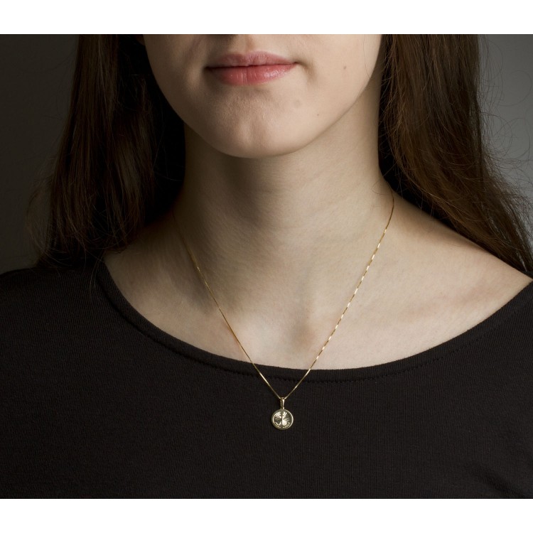 Zawieszka ze złota kotwica