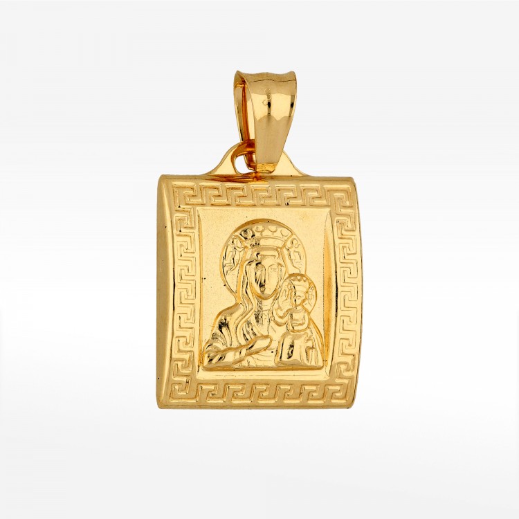 Zawieszka ze złota medalik