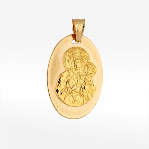 Zawieszka ze złota medalik