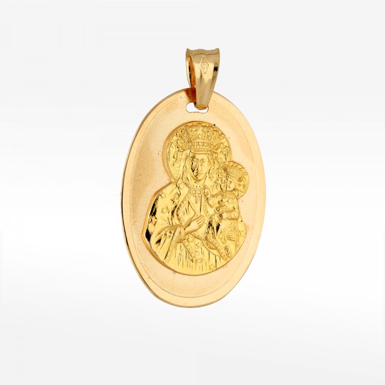 Zawieszka ze złota medalik