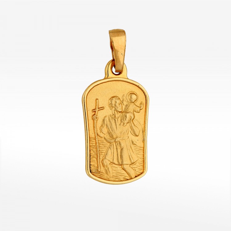 Zawieszka ze złota medalik