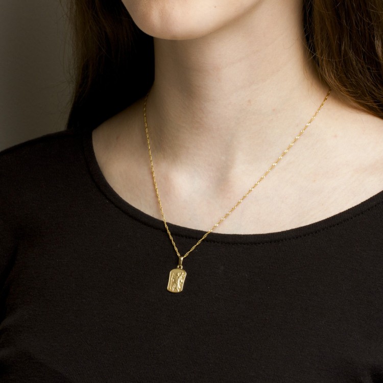 Zawieszka ze złota medalik