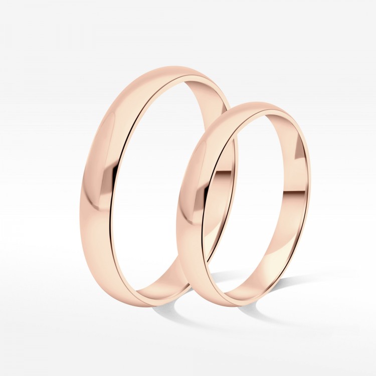 Klasyczne obrączki 3mm półokrągłe