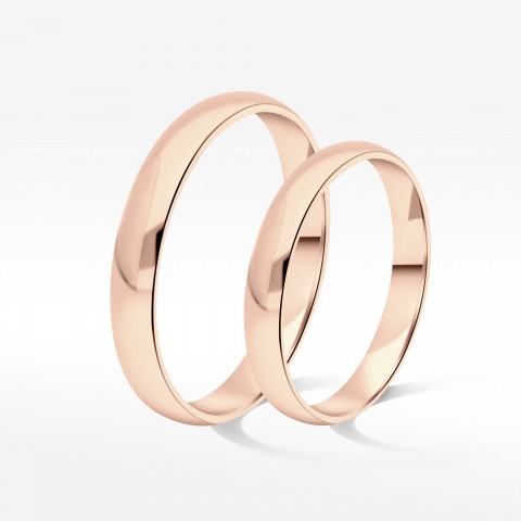 Klasyczne obrączki 3mm półokrągłe