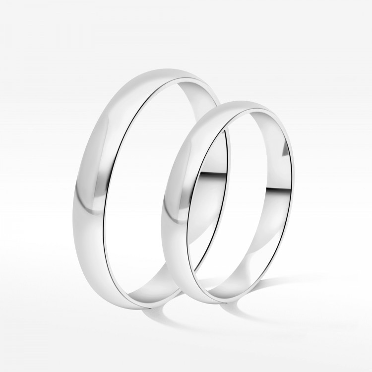 Klasyczne obrączki 3.5mm półokrągłe