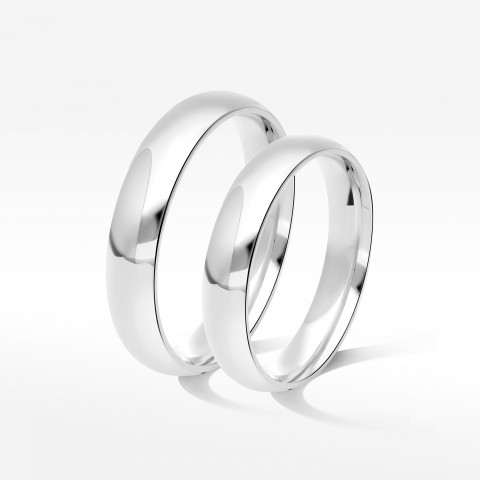 Klasyczne obrączki 4mm półokrągłe