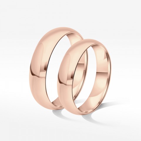 Klasyczne obrączki 5.5mm półokrągłe