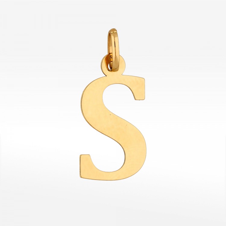 Zawieszka ze złota literka S