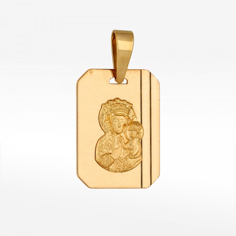 Zawieszka ze złota medalik