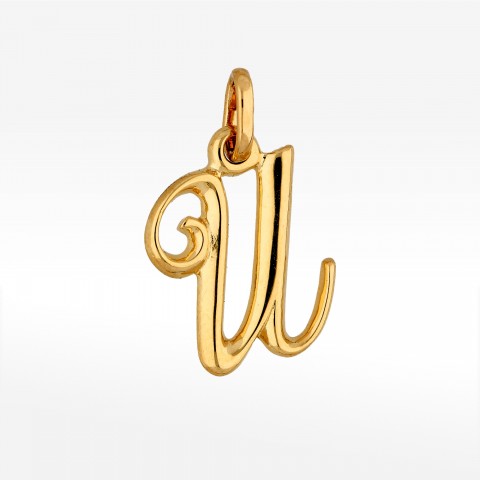 Zawieszka ze złota literka U