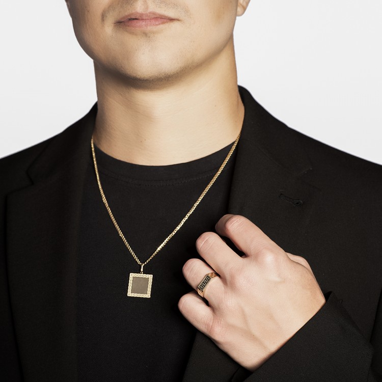 Zawieszka ze złota blaszka