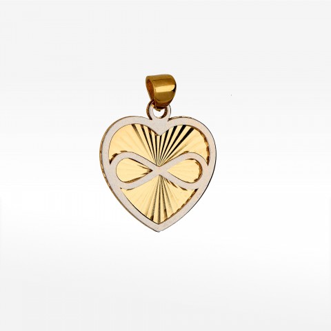 Zawieszka ze złota serce