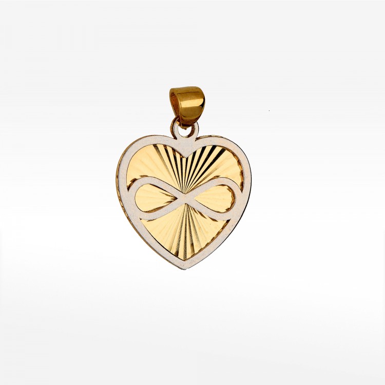 Zawieszka ze złota serce