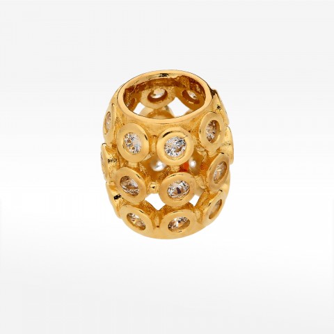 Zawieszka ze złota z cyrkoniami