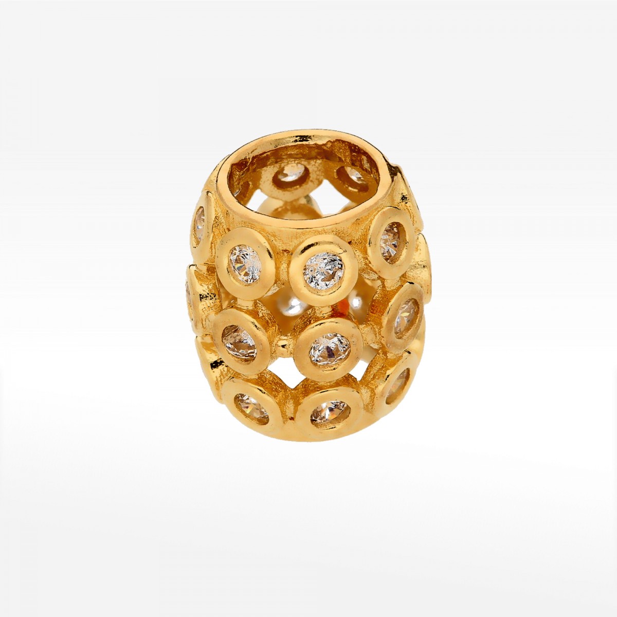 Zawieszka ze złota z cyrkoniami