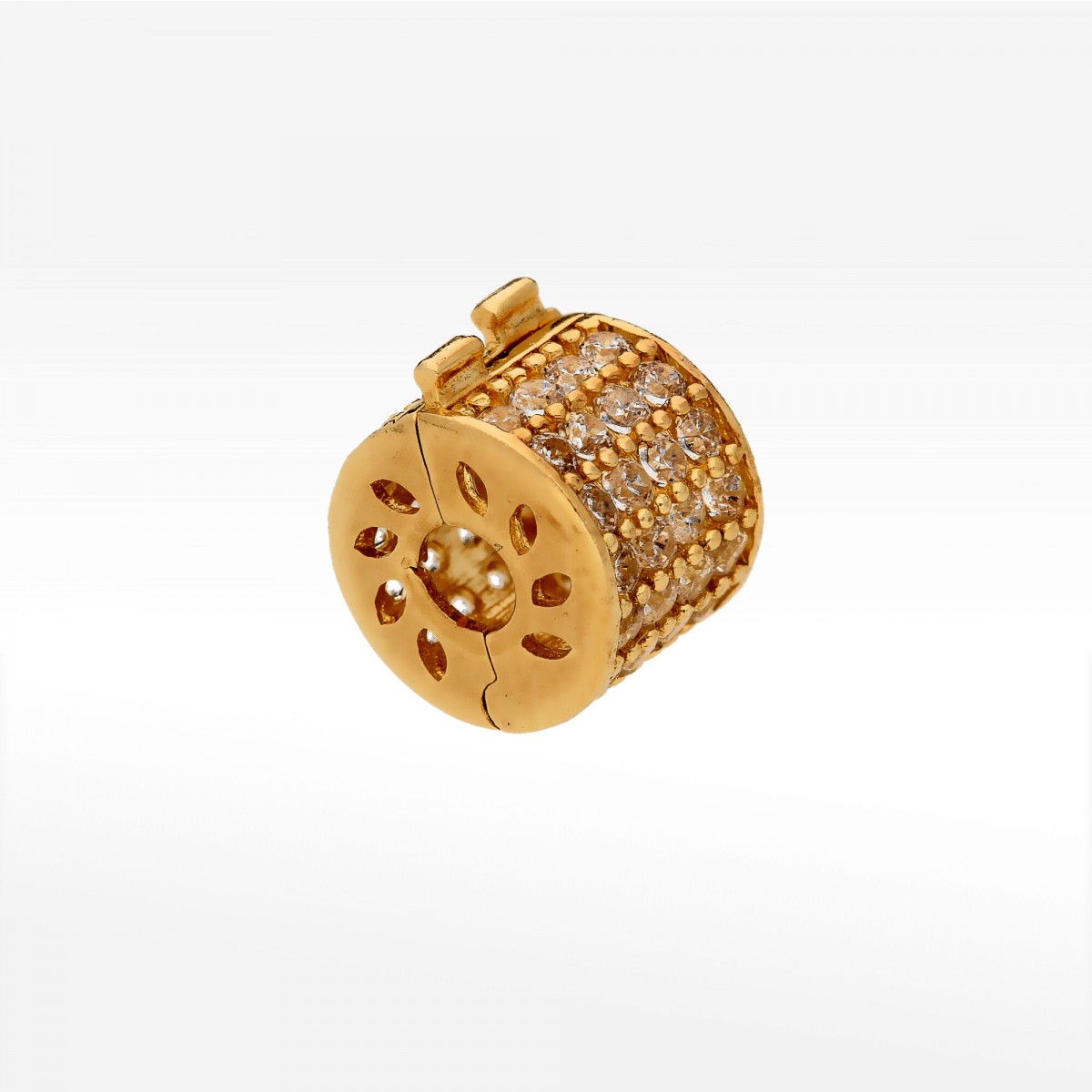 Zawieszka ze złota z cyrkoniami