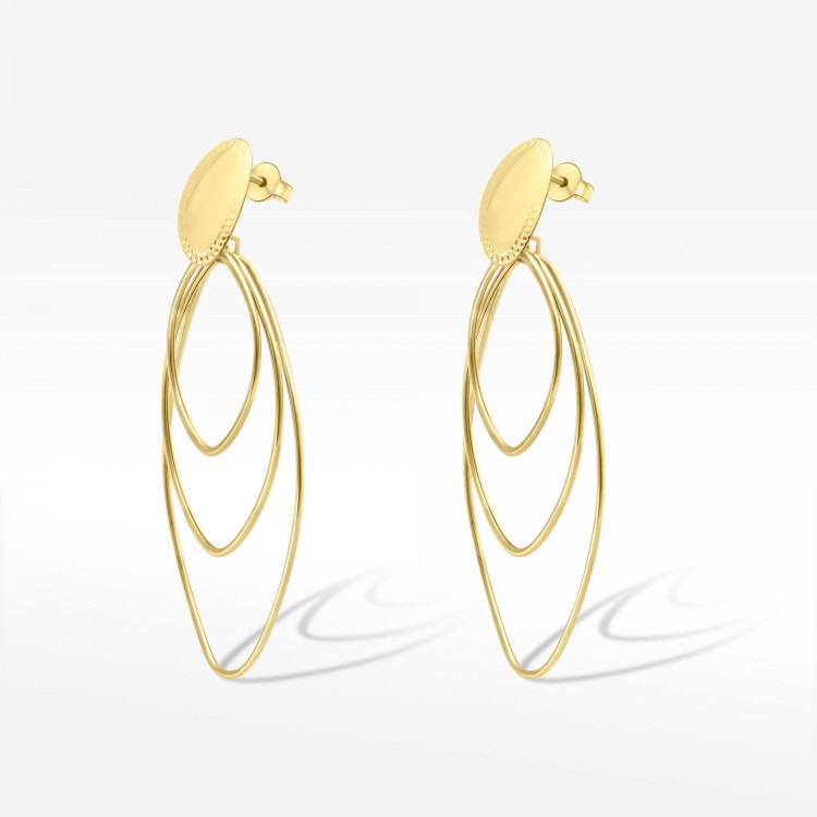 Dall'Acqua kolczyki ze złota