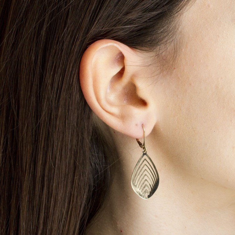 Kolczyki ze złota wiszące