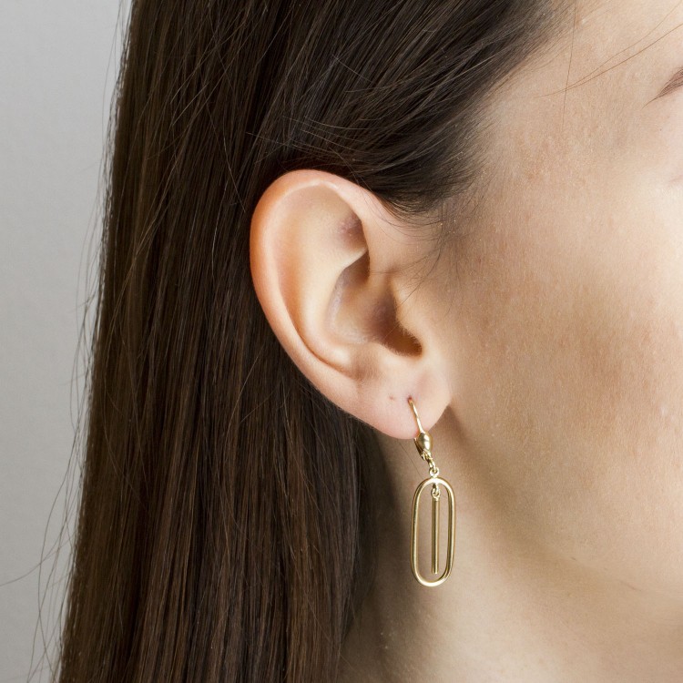 Kolczyki ze złota wiszące