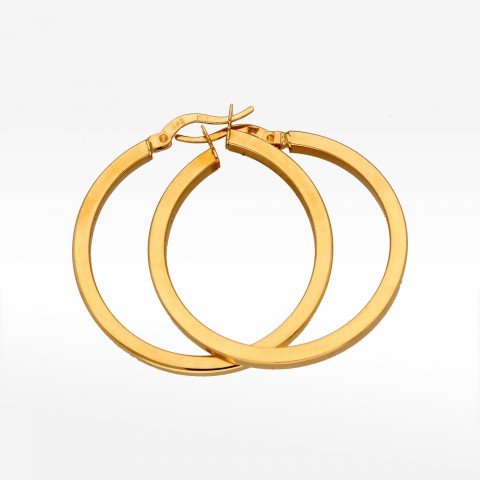 Kolczyki ze złota 3,5cm koła