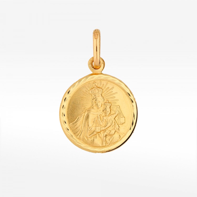 Zawieszka ze złota medalik