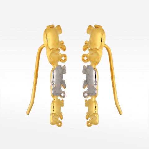 Kolczyki ze złota słonie