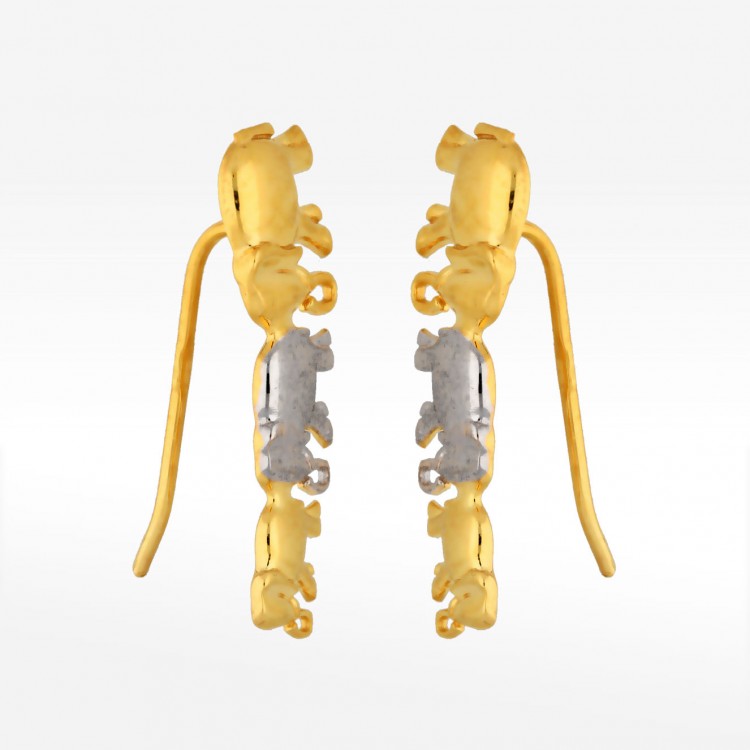 Kolczyki ze złota słonie