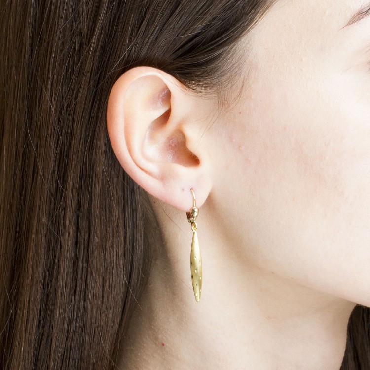 Kolczyki ze złota wiszące