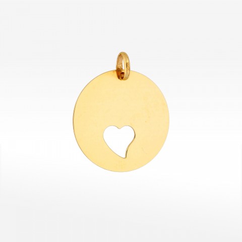 Zawieszka ze złota serce