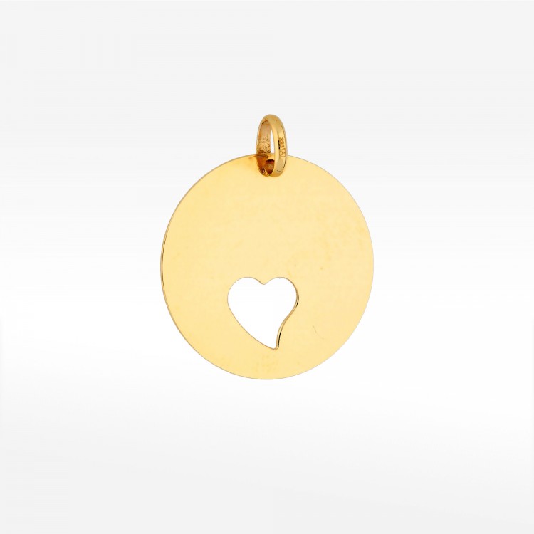 Zawieszka ze złota serce