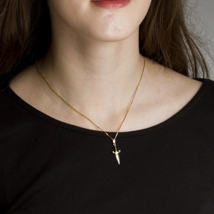 Zawieszka ze złota miecz