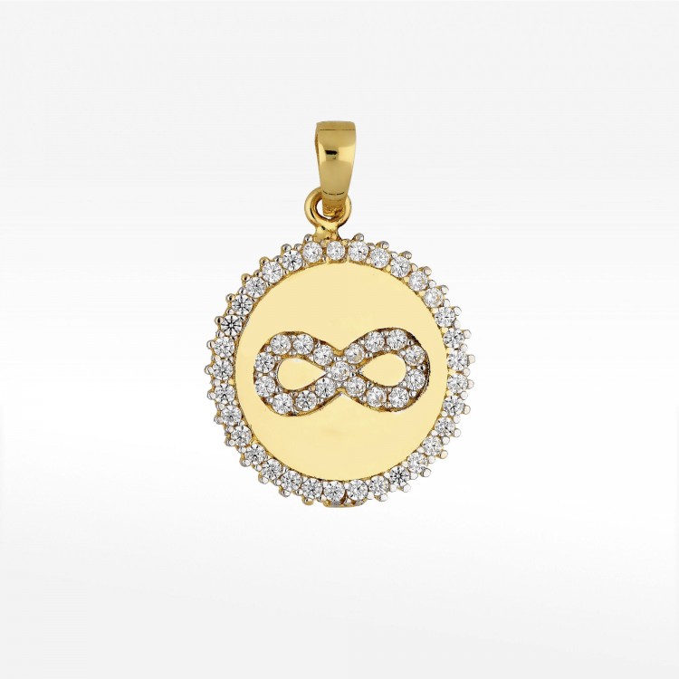 Zawieszka ze złota nieskończoność